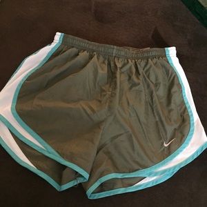 Army Green Nike Dri-Fit Shorts